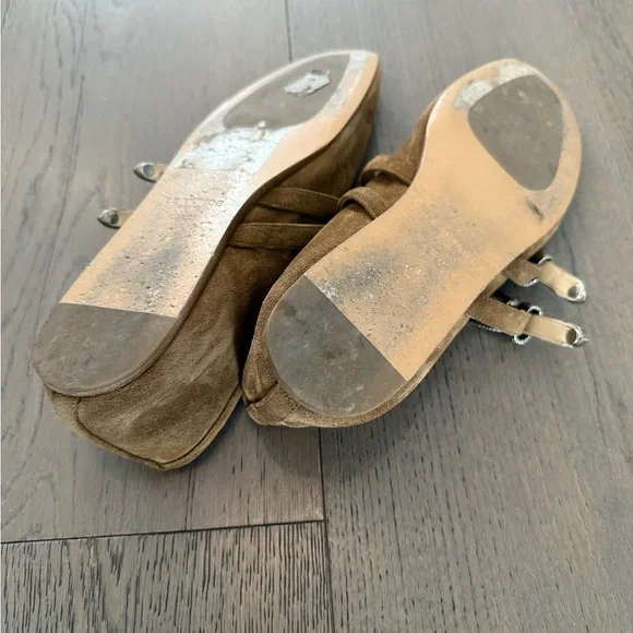 Le Monde Béryl Claudia Leather Ballet Flats - Picture 8 of 12